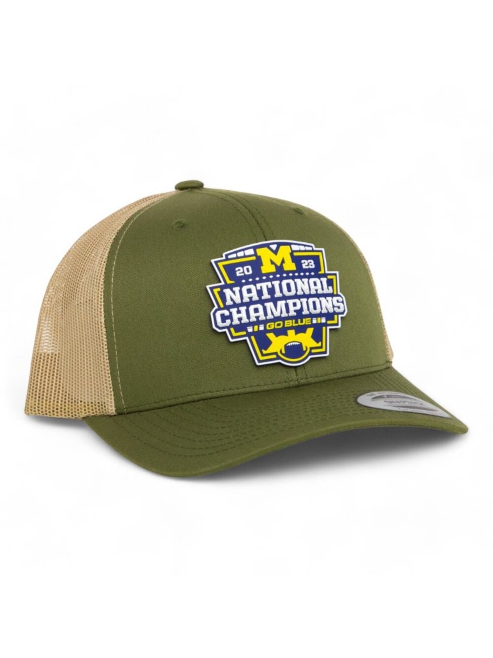 Michigan Wolverines 2023 College Football National Champions 3D YP Trucker Hat